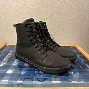 Dr Martens Women’s Sheridan Black Leather Ankle Boots - Size 8 - AW004